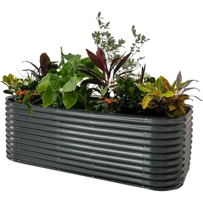 32" Extra Tall Raised Garden Bed Kits,10 in 1 Modular Raised Planter Box for Vegetables Flowers