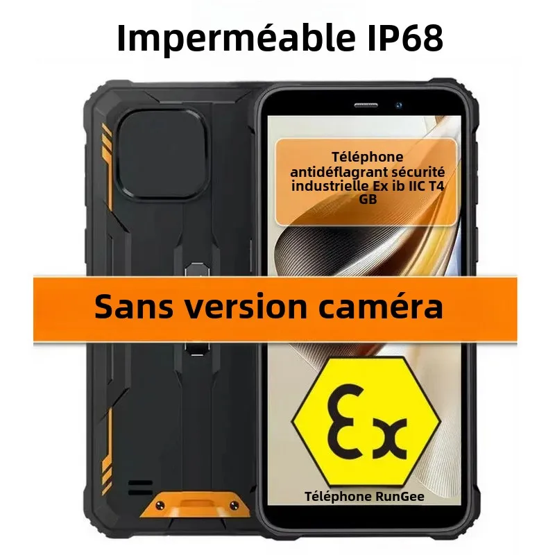 Sans caméra téléphone antidéflagrant RunGee C6 Smartphone robuste 5.93 
