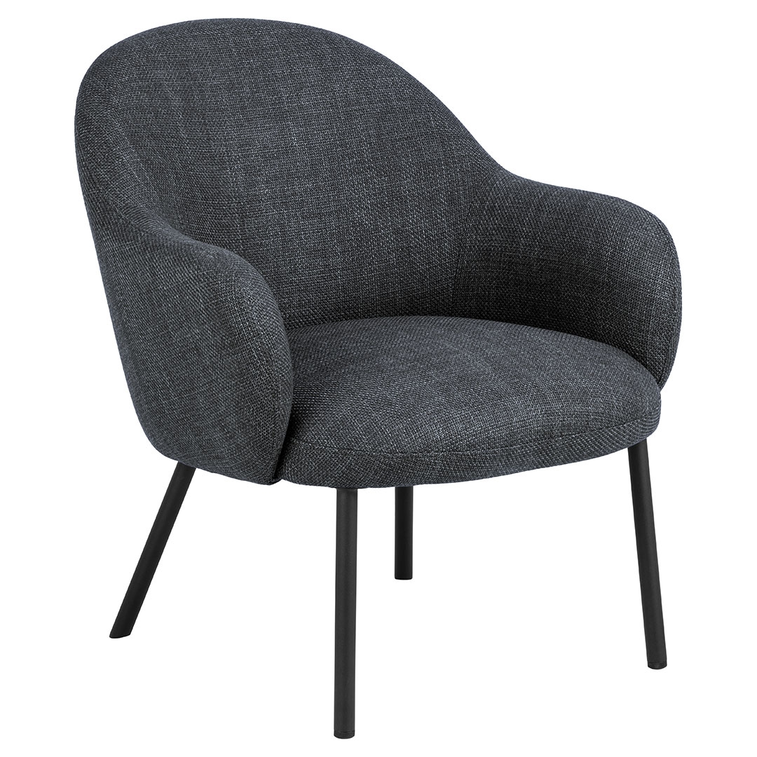 Ebuy24 Spencer Sessel Lounge-Sessel Stoff grau. Image