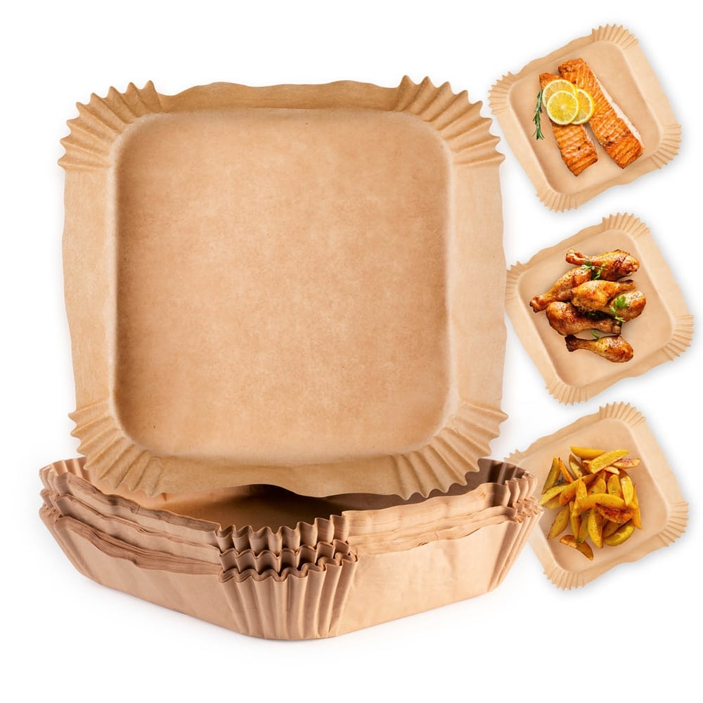 GOURMETmaxx Backpapier-Schalen für Heißluft-Fritteusen - 100er-Set Image