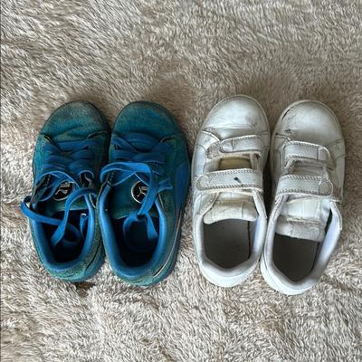 Nike Shoes | Kids Blue And White Sneakers | Color: Blue/White | Size: 10b
