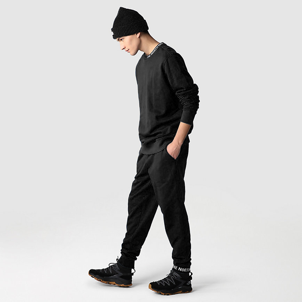 The North Face Mens Zumu Fleece Crew Neck Tracksuit, Tnf Black Cotton - Size X-large | The North Face Sale | Discount Designer Brands