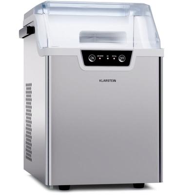 Klarstein - Nugget-Eiswürfelmaschine für Zuhause, Camping & Gastro, 200W Mini-Eiswürfelmaschine