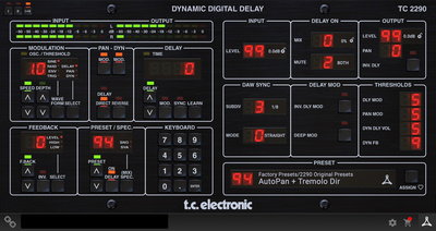 tc electronic TC 2290 Dynamic Delay