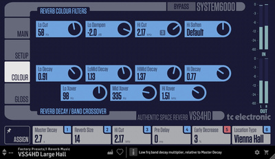 tc electronic VSS4 HD Authentic Space Reverb