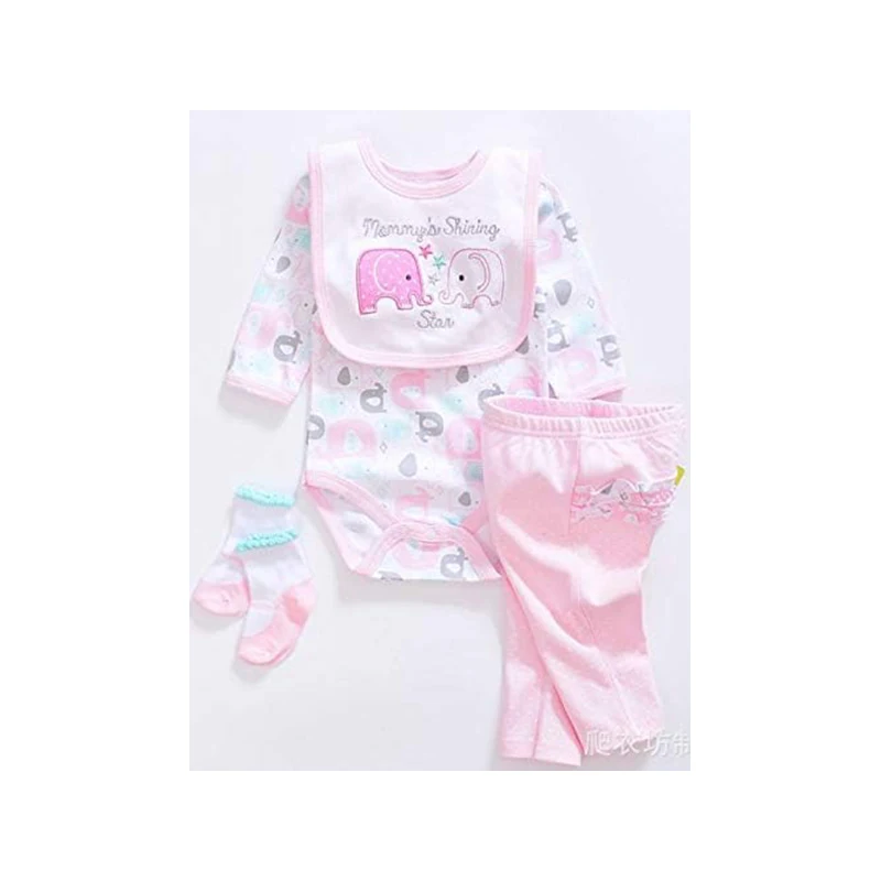 Reborn Baby Puppen Mädchen Kleidung 22 Zoll für 20-23 Zoll Reborn Puppe 55 cm Mädchen Kleidung Neugeborenen Zubehör Outfits