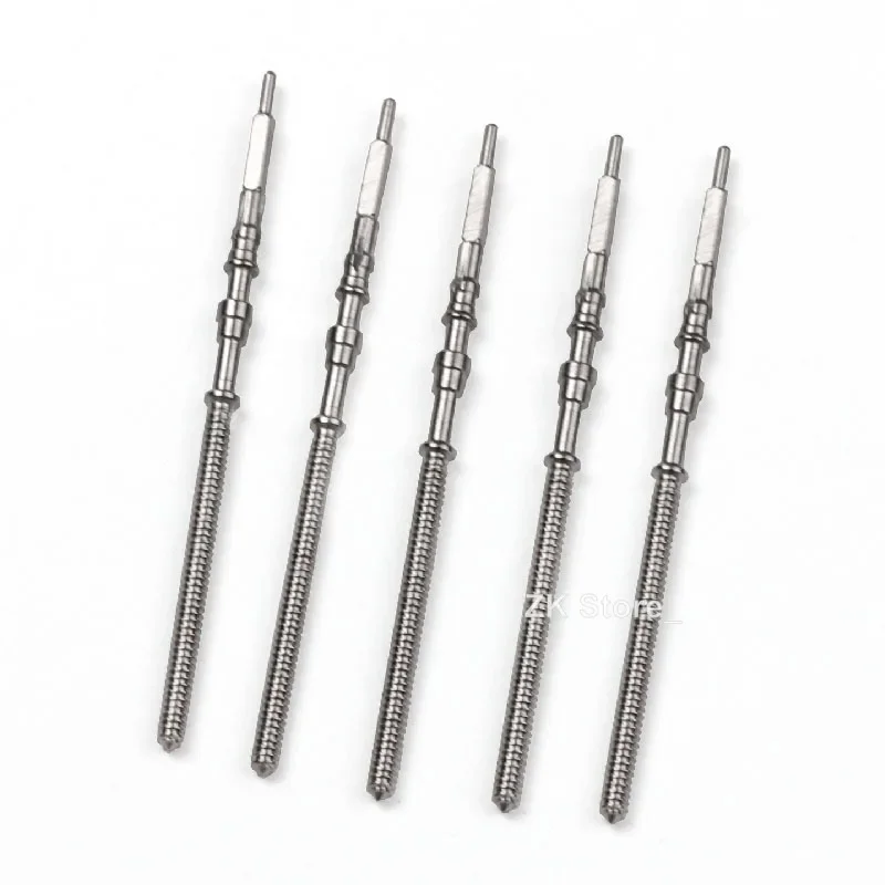 5 stücke Bewegung Uhr Stahl Stem Crown Kit Uhr von Teil NH35 NH36 NH38 NH39 Bewegung Uhr Stem Ersatzteile Reparatur werkzeug Zubehör Image