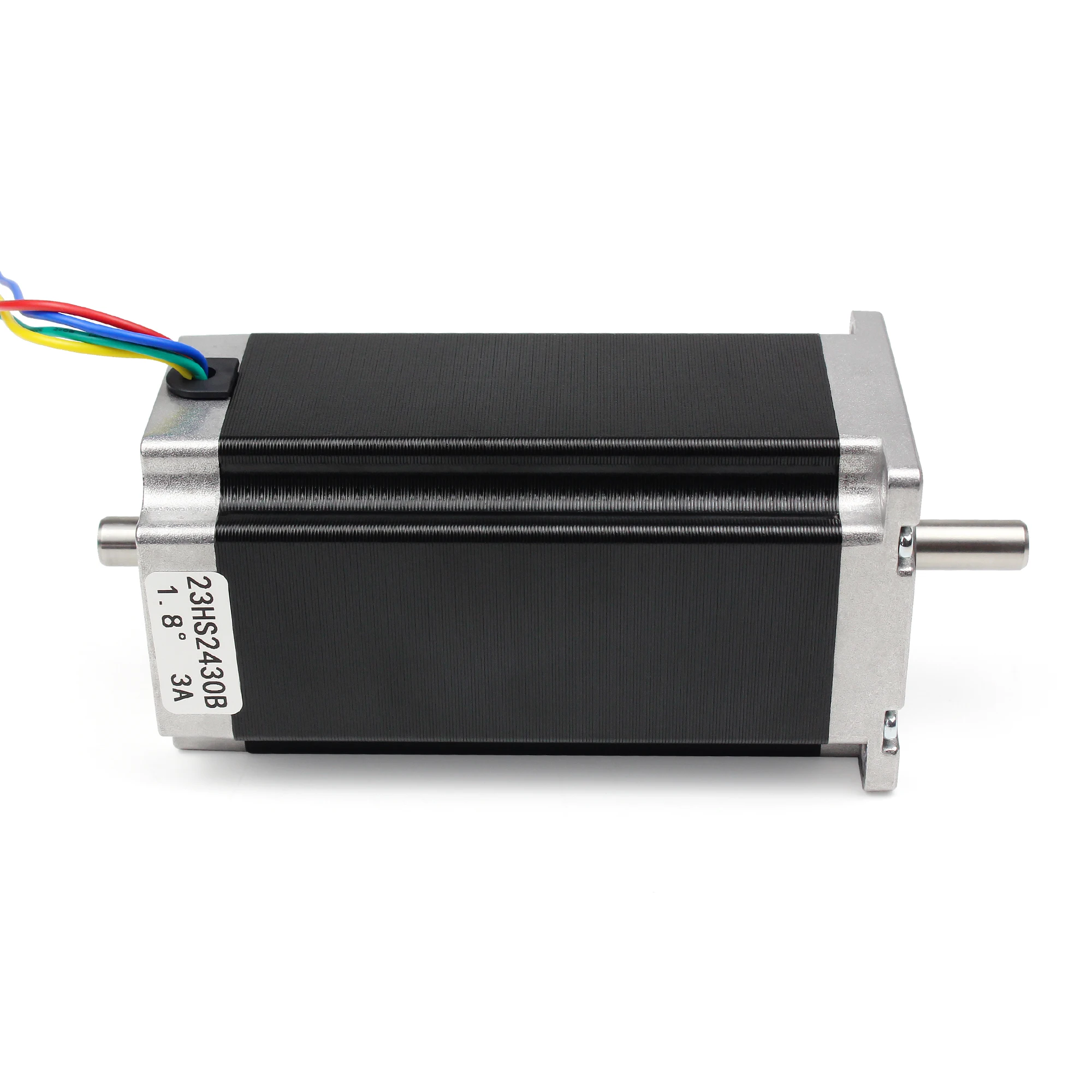 CNC Nema23 Schrittmotor 112 mm 8 mm Doppelwelle für Gravierfräsmaschine 23HS2430B Image