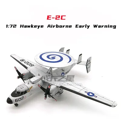 1/72 flugzeug Modell Vereinigten Staaten E-2C Hawkeye Airborne Frühen Warnung Flugzeug Montage Modell DIY Militär Spielzeug Image