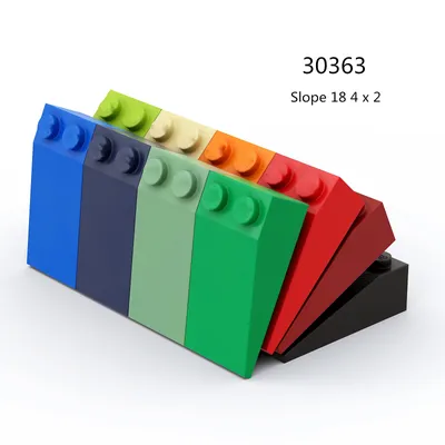 1 Pcs Gebäude Blöcke 30363 Hang 18 4x2 Ziegel Sammlungen Groß Modulare GBC Hohe-Tech MOC Set Image