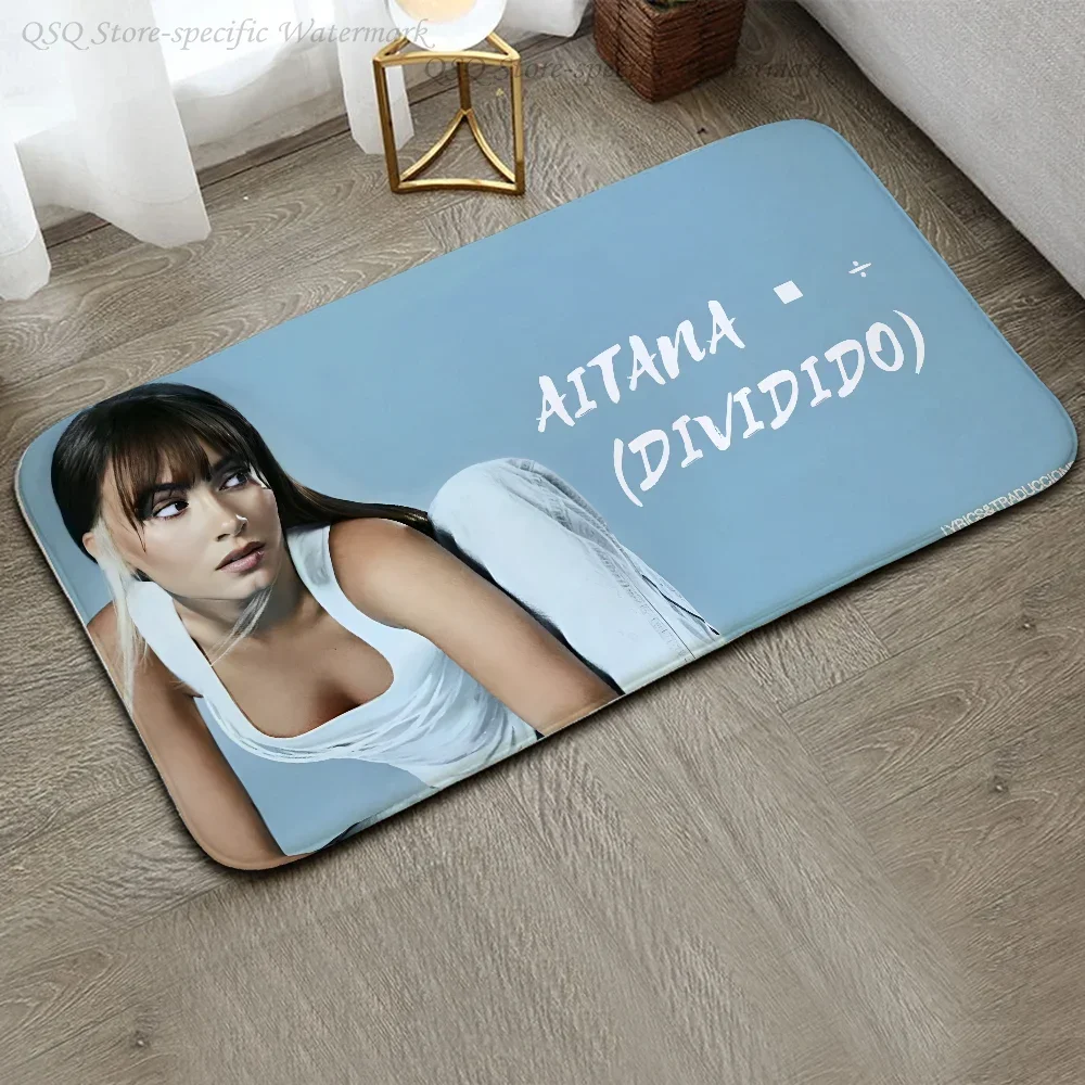 A-Aitana Singer Bodenmatte, Fußmatten, Heimteppich, Fuß, Badezimmer, saugfähig, rutschfest, Heimdekoration Image