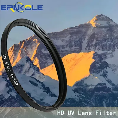 ERIKOLE Universal HD UV Lens Filter - 37 40.5 43 46 49 52 55 58 62 67 72 77 82 mm for DSLR SLR Camera UV Protector Filter