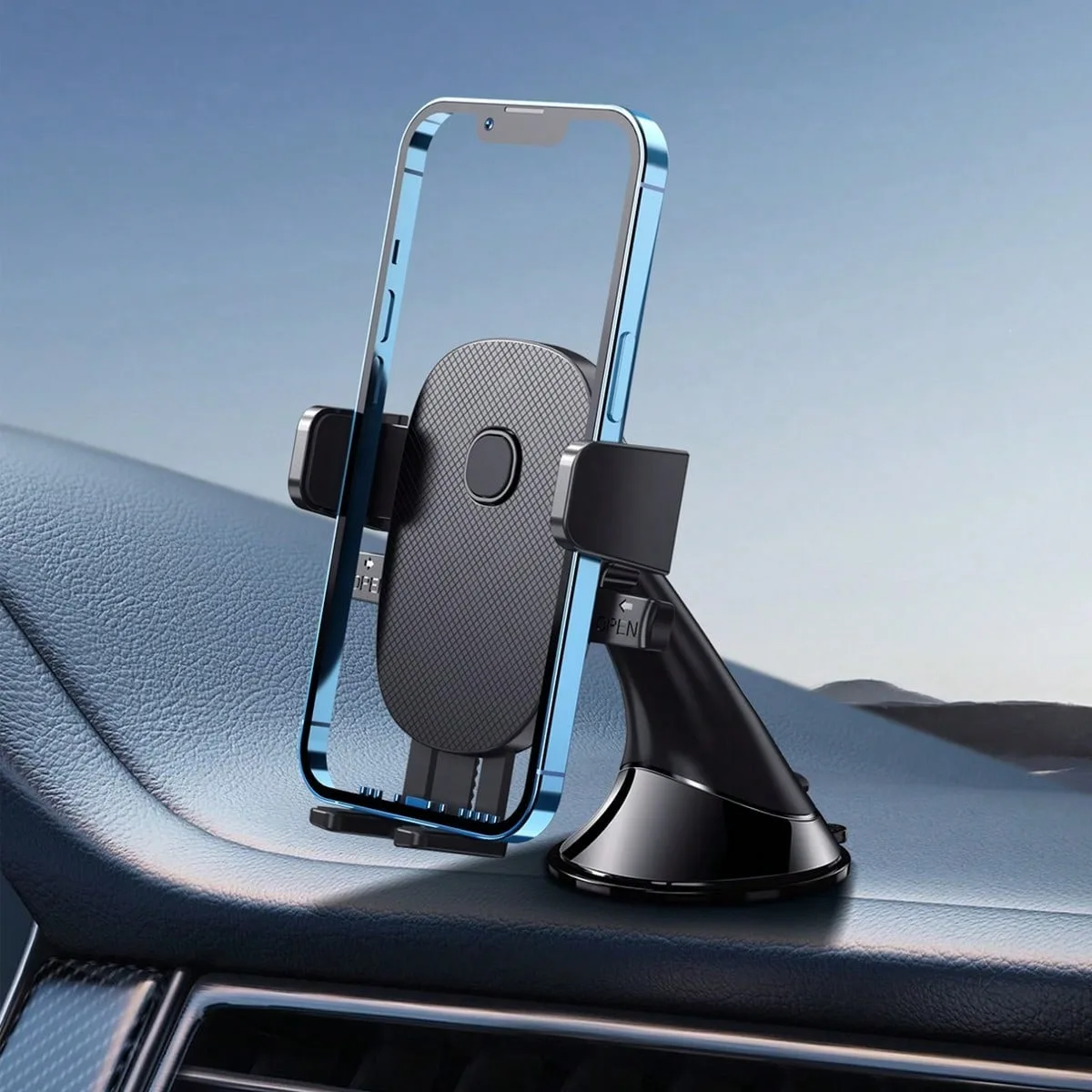 NEUE Universal Auto Telefon Halter Windschutzscheibe Sucker Auto Mobile Handy Unterstützung Halterung für 4,0-7 Zoll Smartphones innen Zubehör Image