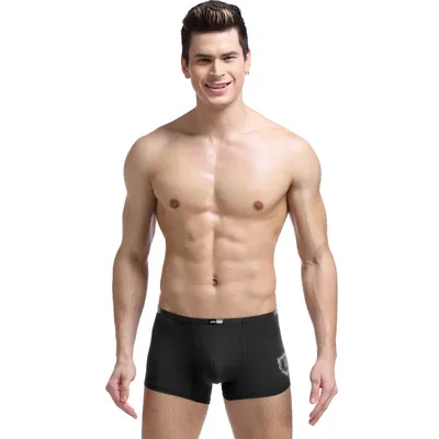 Aoyuansu 4er-Pack Modal-Herrenunterwäsche – mittelhohe Boxershorts, atmungsaktive und sexy Image