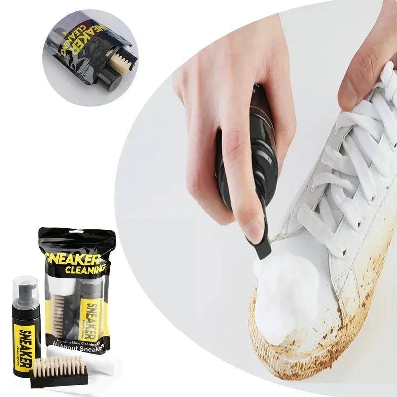 1set Schuh Reinigung Kits Set Sport Schuhe Reinigung Trockenen Reinigung Spray Set Kleine Weiße Schuhe Schuhe Reinigung Set Schuh Reiniger kit Image