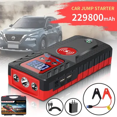 229800mah 8000A Portable Jump Starter 12V High-power Automobile Emergency Starting Power Supply For