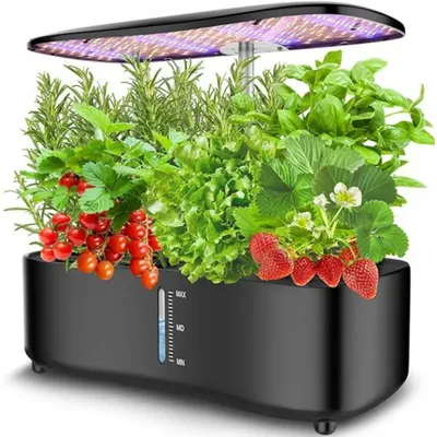 Hydroponics Growing System kit 12 Pods Herb Garden with Grow Iight Adjustable Height Up to 12inch