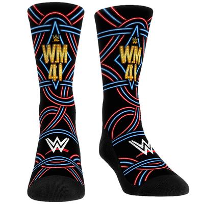 Unisex Rock Em Socken WrestleMania 41 Vegas Neon Loops Crew Socken Image