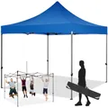 Gazebo pieghevole per tenda pop-up da 3x3 m senza parete laterale Tenda per feste all'aperto commerciale Gazebo per matrimoni impermeabile con borsa con manico