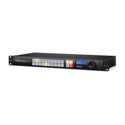 Blackmagic Design Used Videohub 20x20 12G Zero-Latency Video Router VHUBSMAS12G02020