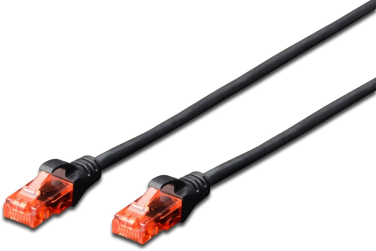 ASSMANN DIGITUS CAT 6 U-UTP Patchk. Cu, LSZH AWG 26/7, 10 m, SW Image