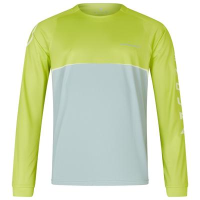 Endura - Core Printed L/S Tee - Radtrikot Gr XXL grün/grau Image