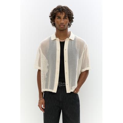 Short Sleeve Mesh Shirt