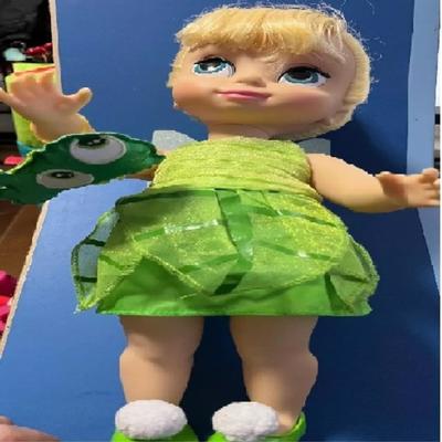 Disney Toys | Doll Tinker Bell Doll Disney Collection Tinker Bell Doll | Color: Green/White | Size: 12in