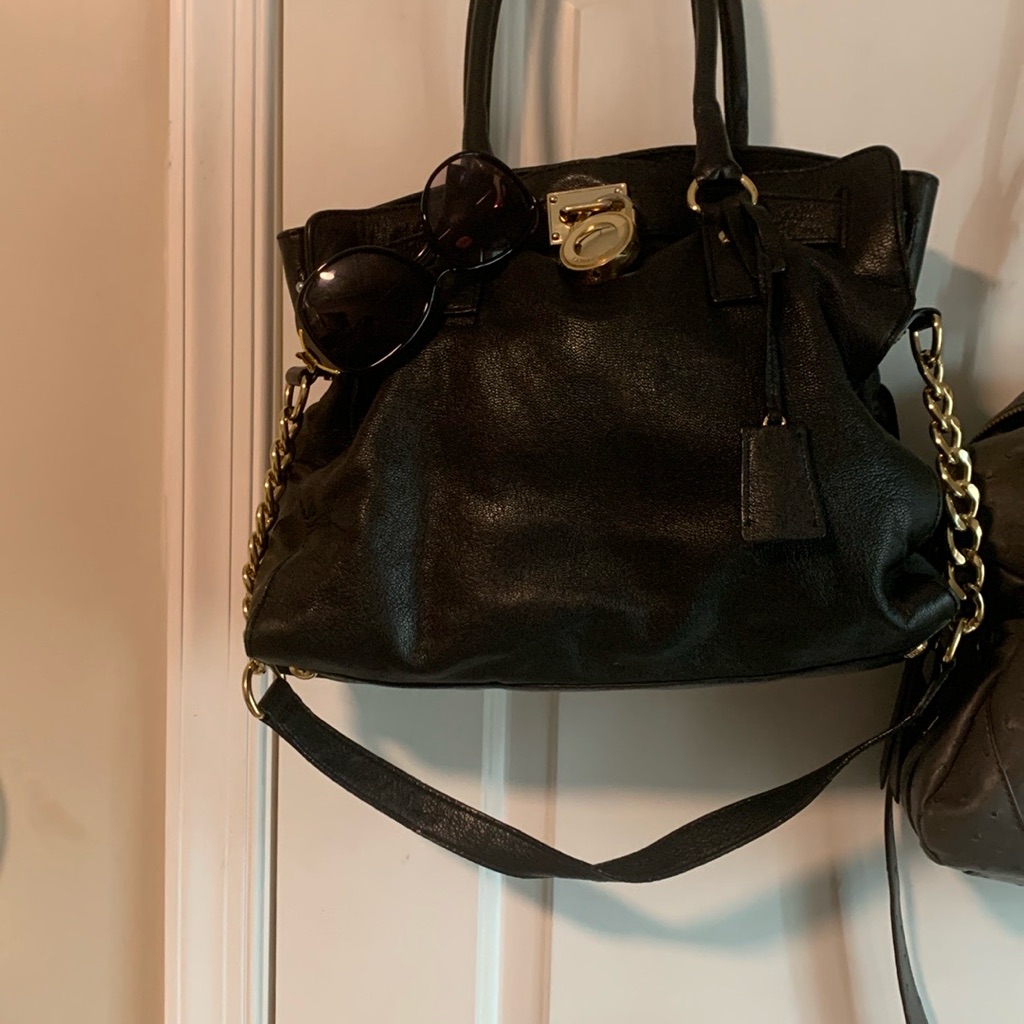 Michael Kors Bags | Elegant Black Leather Michael Kors Handbag | Color: Black | Size: Os