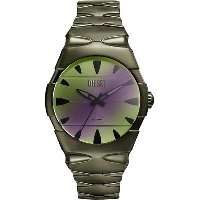 Diesel Herrenuhr Edelstahl grün Herren Image