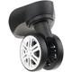 Furniture Swivel Castor,Spinner Caster,Swivel Wheels Replacement,1 Pair A09 Swivel Dual Roller Wheels Suitcase Luggage Replacement Casters for Travelling Bag Casters