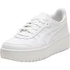 Plateausneaker ASICS SPORTSTYLE "JAPAN S PF", Gr. 44,5, weiß, Synthetik, unifarben, sportlich, Schuhe