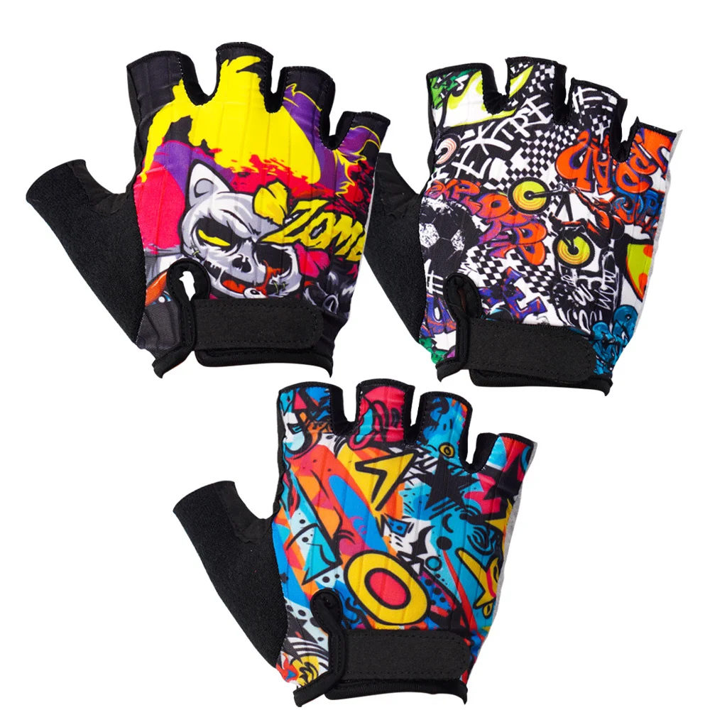 CHOOEE Radfahren Sport Handschuhe Halbfinger Stoßdämpfend Atmungsaktiv Sommer Rennrad Fahrrad Fitness Handschuhe Anti-Rutsch Image