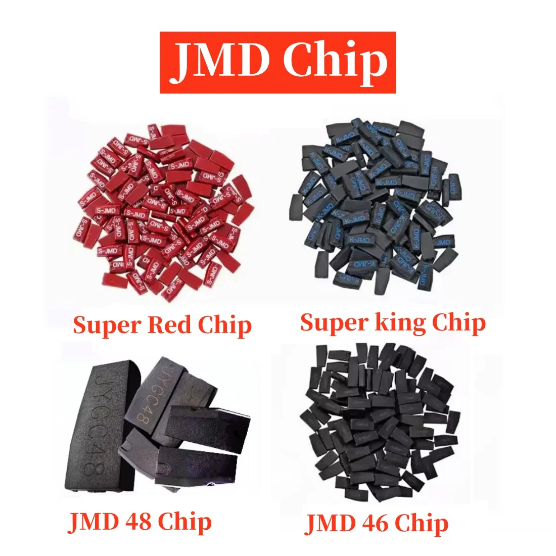 10 teile/los Original JMD König Blau Chip Super Red Chip JMD48 ID48/JMD46 ID46 Auto Schlüssel Chips für handliche Baby/E-baby Schlüssel Programmierer Image