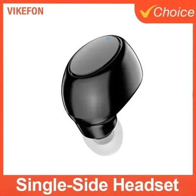 VIKEFON X6 Single-Side Headset Mini Bluetooth Sports Invisible Headset Car Single-Ear In-Ear 5.0 Small Headset