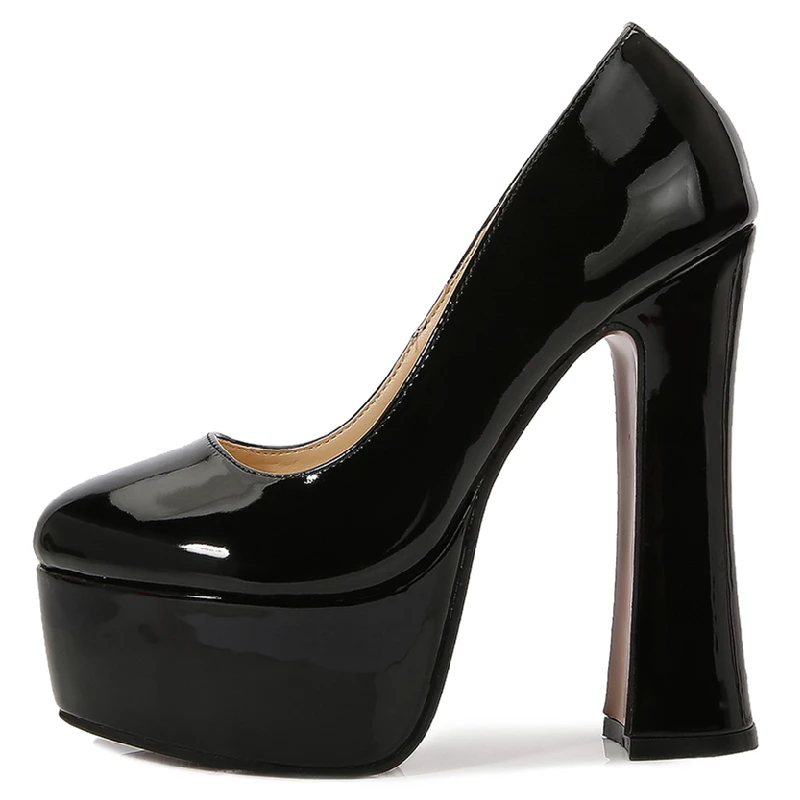 Mode High Heels Pumps Schuhe Frau Plattform Rot Rosa Schwarz Weiß Damen Mit Hohen Absätzen Party Büro Hochzeit Tanz Schuhe Große größe 45