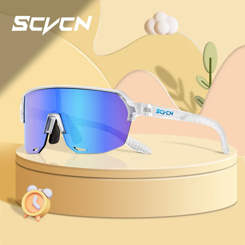 SCVCN Mode Kinder Sportbrille Anti-Fall Anti-Rutsch Outdoor Radfahren Skateboard Laufen Baseball Sonnenbrille UV400 Brille Image