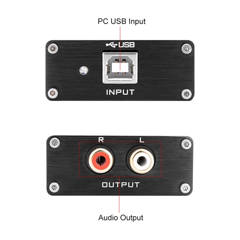 Y16A ES9018K2M Audio Decoder DAC HIFI USB Soundkarte Dekodierung Unterstützung 32Bit 384KHz für Power Verstärker Heimkino Image