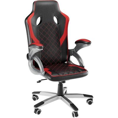 Gaming Stuhl, Computerstuhl mit hochklappbaren Armlehnen, Ergonomischer Gaming Chair aus PU-Leder, Image