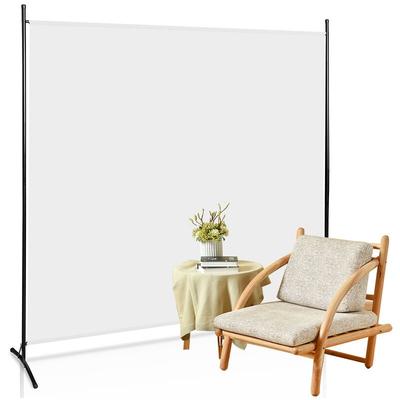 Hengda - Paravent Spanische Wand Zimmer Trennwand Outdoor 1 fach Raumteiler Raumtrenner Beige Image
