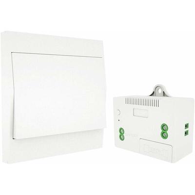 SNQ - RF433 Funkschalter, batterielos, Wandfernbedienung, Wandschalter, stromlos, ohne Verkabelung, Image