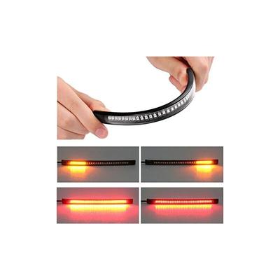 Alovez - 48 led Bremslichter für Motorrad Auto Fahrrad Blinker Streifen Licht 12V Image