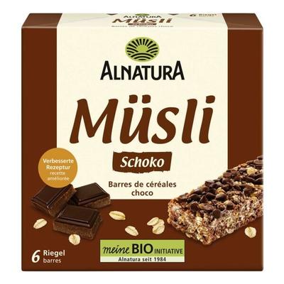 Alnatura 6er-Pack Bio Müsliriegel »Schoko«