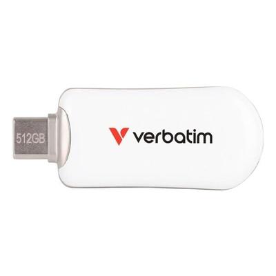 Verbatim USB-Stick »Plectra USB-C« 512 GB weiß, 2.05x0.82x4.9 cm Image