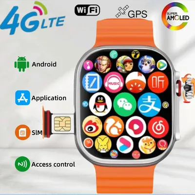 CDS9 S9 S10 256GB Storage Download Application Original Rotating Camera GPS WIFI Heart Rate Tracker