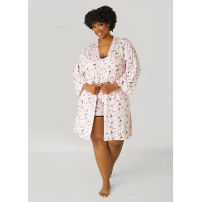 Plus Size Paris Dreams Printed 3 Pc Set