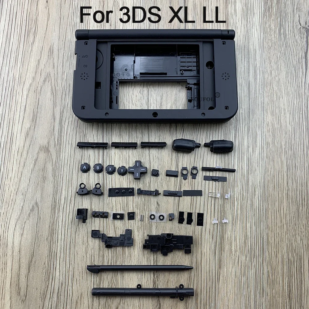 Nouveau cadre central supérieur de remplacement et boîtier de batterie avec boutons et stylo complets pour accessoires de Console Nintend 3DS XL LL 3DSXL