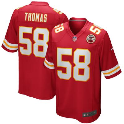 Rotes Nike-Trikot der Kansas City Chiefs von Derrick Thomas im Ruhestand Image