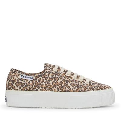 Superga 3740 Platform Leopard Print Leggera - Lt Classic Leopard f Avorio Trainers