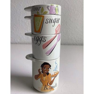 Disney Kitchen | Disney Epcot International Food Wine Festival Tiana Measuring Cup Set Of 4 New | Color: Purple/Yellow | Size: Os